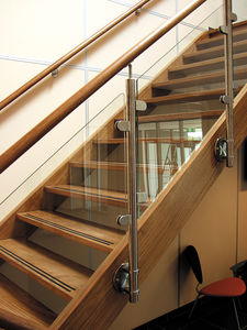 wooden handrail