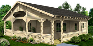 wooden garden cabin