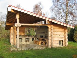 wooden garden cabin