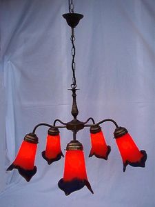 Art Nouveau style chandelier