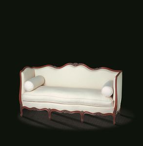 Louis XV style sofa / wooden / fabric / 2-person