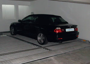 inclined parking platform
