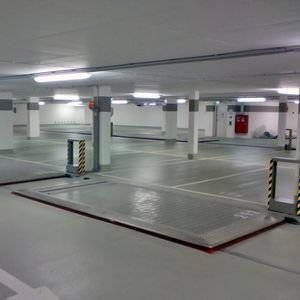 sliding parking platform