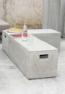contemporary garden bench