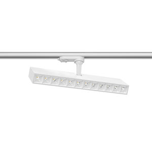 LED track light / rectangular / extruded aluminum / for office