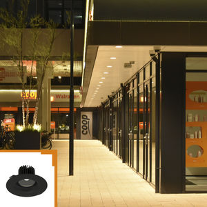 recessed downlight / LED / round / aluminum