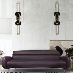 contemporary wall light / aluminum / brass / LED