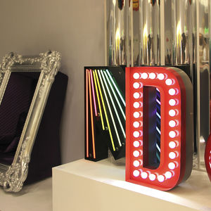 floor-standing lamp / original design / aluminum / stainless steel