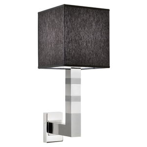 contemporary wall light / metal / fabric / LED