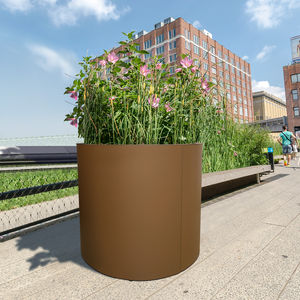 galvanised steel planter