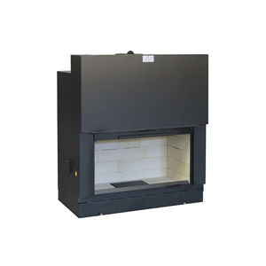 closed wood hearth / 1-sided / corner / double-sided