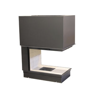 closed wood hearth