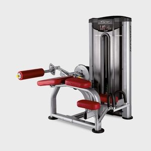 leg curl weight training machine