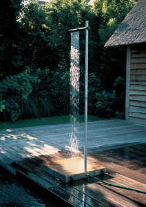 galvanized steel garden shower