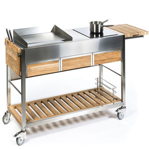 garden cooktop cabinet
