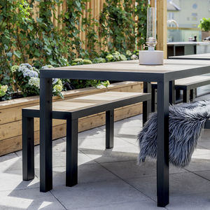 contemporary garden bench