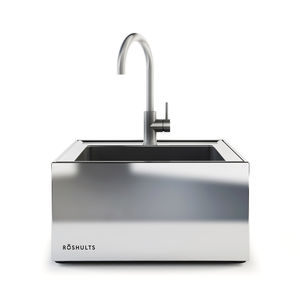 single-bowl kitchen sink