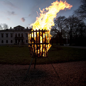 wood-burning fire pit