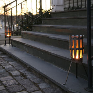 floor-mounted garden torch