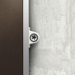 plastic fastening system / for panels / interior