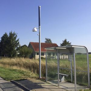 urban lamp post