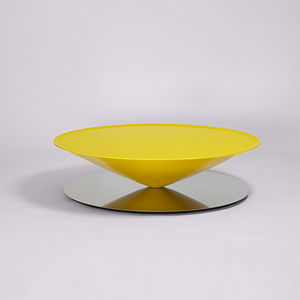original design coffee table / steel / aluminum / stainless steel