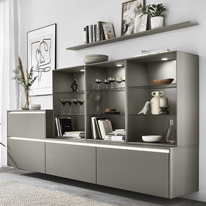 contemporary living room wall unit