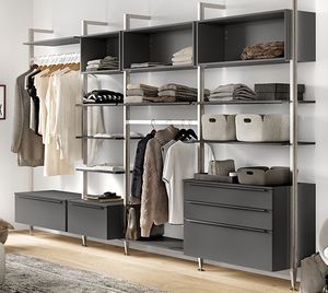 modular walk-in wardrobe