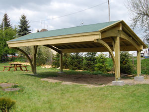 wooden carport 1