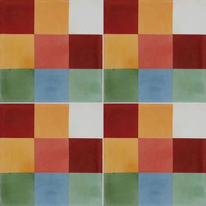 polished encaustic cement tile