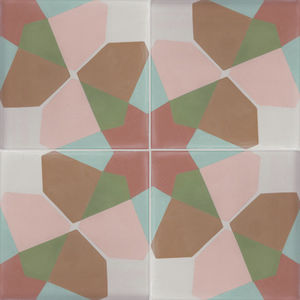 polished encaustic cement tile