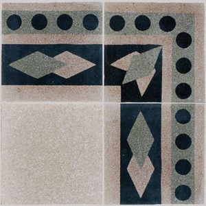 terrazzo border tile
