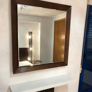 wall-mounted mirror