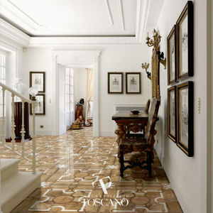 solid parquet floor