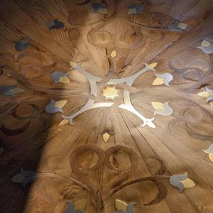 solid parquet floor