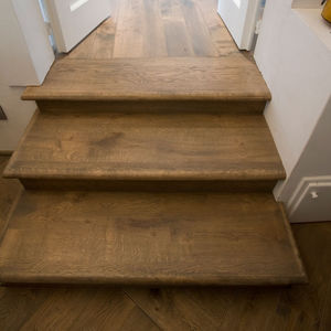 straight staircase / spiral / half-turn / metal frame