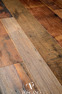 engineered parquet floor / glued / teak / oiled
