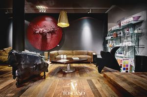 solid parquet floor