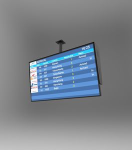 public space information screen