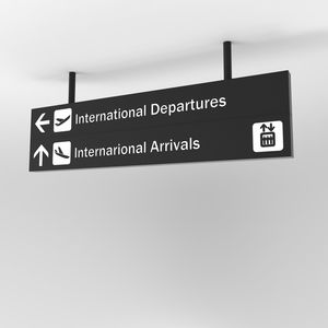 orientation signage plate