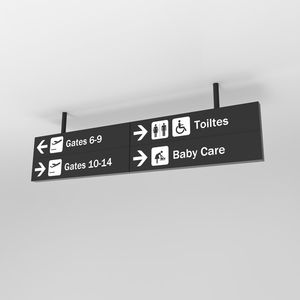 orientation signage plate