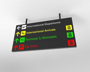 orientation signage plate