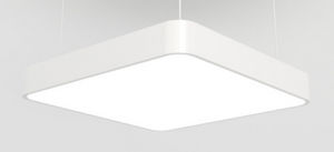 surface-mounted light fixture / hanging / LED / rectangular
