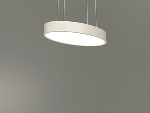 hanging light fixture / LED / aluminum / plastic