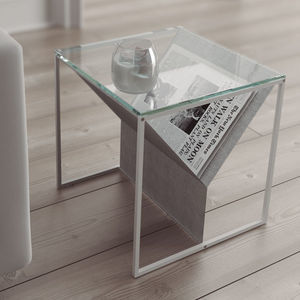 contemporary magazine rack