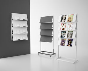 contemporary magazine rack