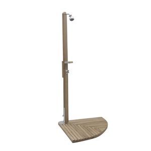 teak garden shower