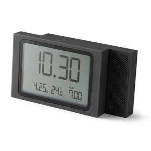 contemporary clocks / digital / desk / aluminum