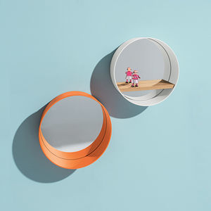 wall-mounted mirror