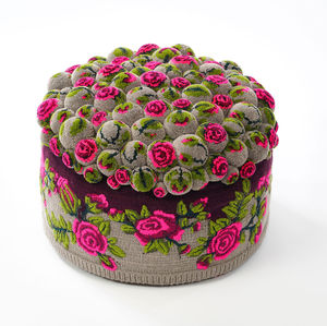 contemporary pouf